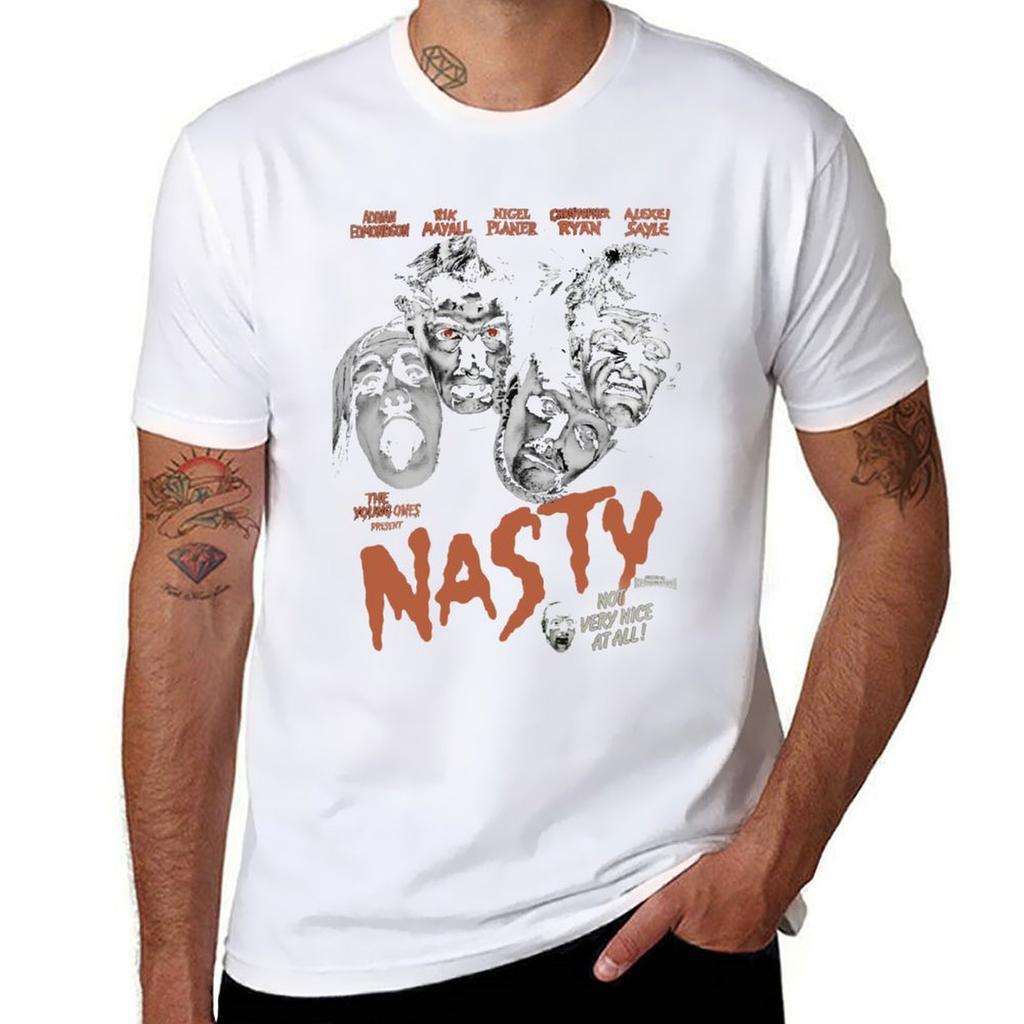 The Young Ones - Nasty T-Shirt customs design your own blue archive blanks heavyweights men clothing