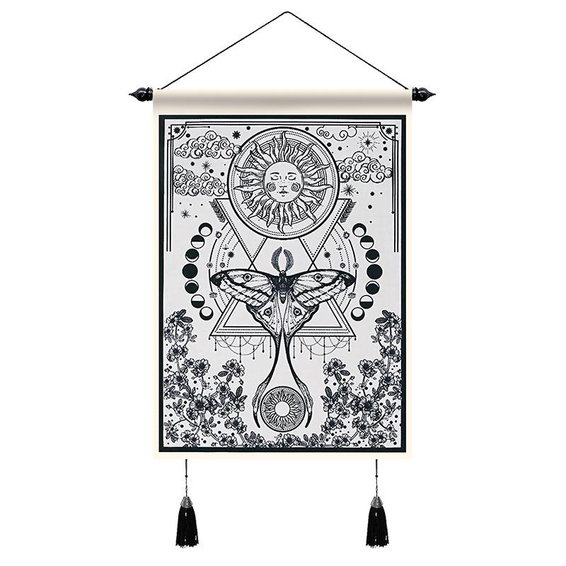 Tarot Card Tapestry: Sun & Butterfly Living Room Bedroom Dorm Decor