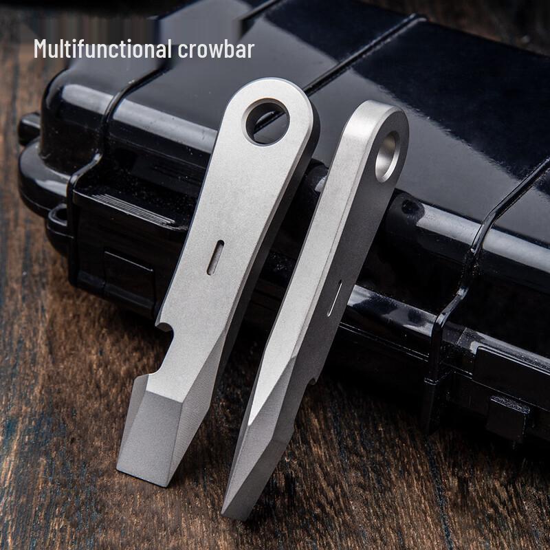 Titanium Mini EDC Pry Bar Multi-Tool