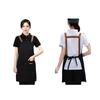 Women's Waterproof Chef Apron with Exquisite Shoulder Straps – Oilproof, Logo Customizable for Hotel and Kitchen Use