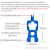 American French Valve Tubeless Gas Valves Tools Removal Tool Valve Core Remover Disassembly Tackle