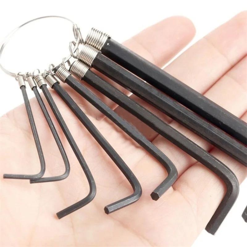 

8 In 1 Hexagon Hex End Key Wrench Bike Bicycle Repair Tool Set Kits Bike Assessoires Suitable Outdoor Bike Tools