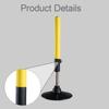 Basketball Football Training Aid Agility Rod Steel Shaft Sturdy Quick Return 0.6 Meter