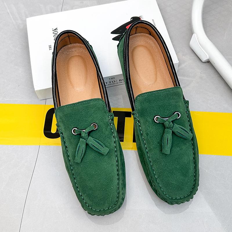 Mode 2024 Frühling Herbst Neue Elegante Flache Schuhe Mode Orange Herren Indoor Slipper Outdoor Pendler Herren Arbeitsschuhe Kostenlose Lieferung