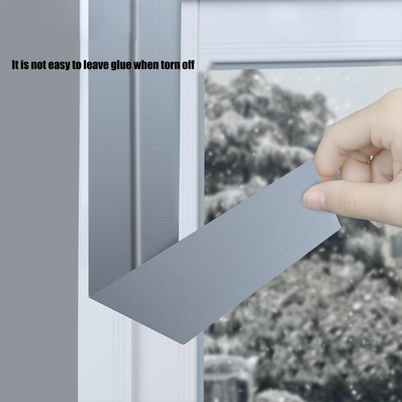 2PCS Auto Adhesive Foams Weatherstrip Tape Strong Foams Insulation Tape 10 Meter for Door Window Water Wind Barrier