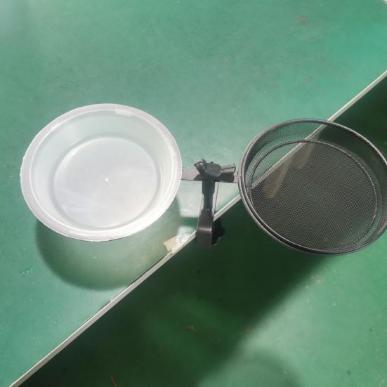 Deck Bird Feeder Tray Detachable Mesh Feeder Tray with Water Bowl Deck