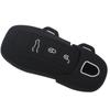 Jingyuqin 3 Buttons Remote Silicone Rubber Car Key Fob Cover Case Sticker For Porsche Boxster Cayman Macan Panamera Cayenne 911
