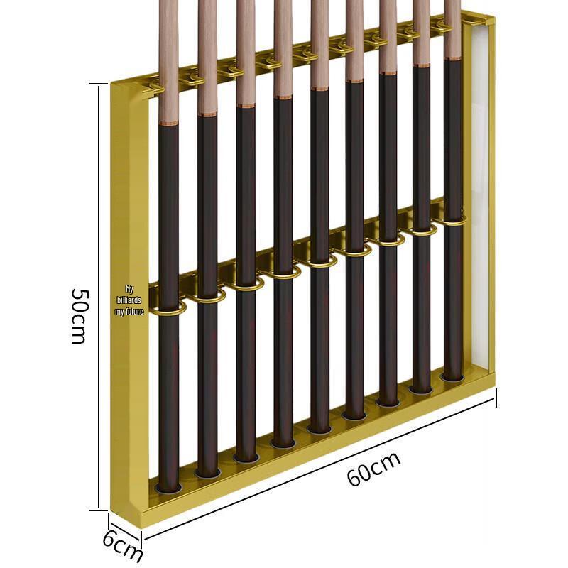 Jundingying Wall Mounted 6-Cue Billiard Rack