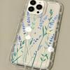 Lavender Simple for Iphone17promax Airbag Mobile Phone Case 13/14 Apple 1615 Transparent