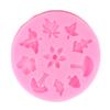 Flower Leaves Silicone Moulds DIY Cupcake Topper Fondant Moulds Candy Chocolate Gumpaste Mould Cake Decorating Tools Clay Moulds