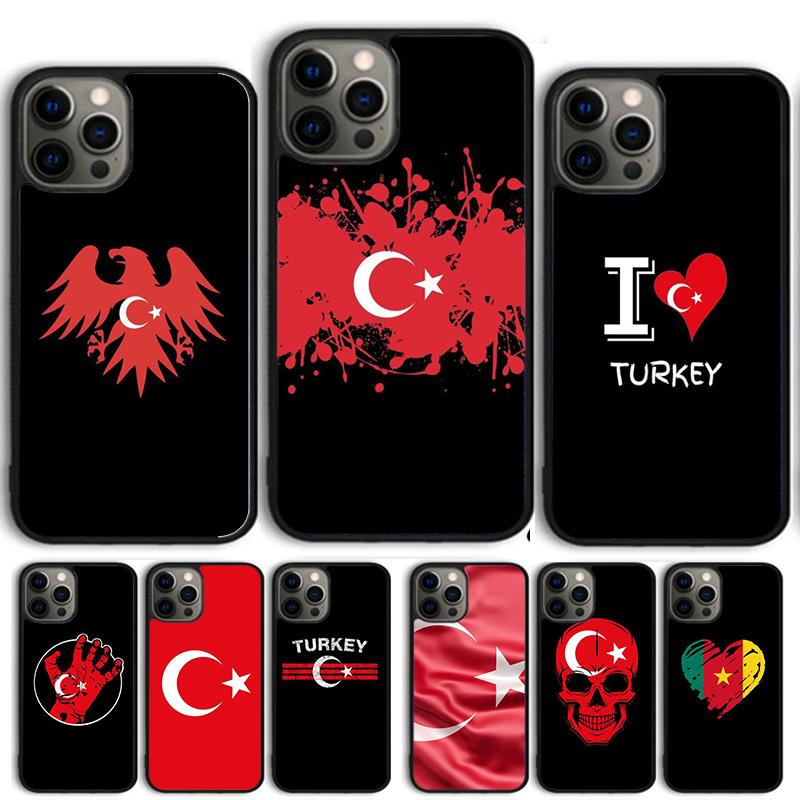 Republic of Turkey Realistic Flag Cover For iPhone 17 Air 15 16 14 13 12 Pro Max 11 Pro Max Plus Phone Case Coque