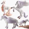Unicorn Model Toy Simulation Animal Model Toy Legend Pegasus Decoration