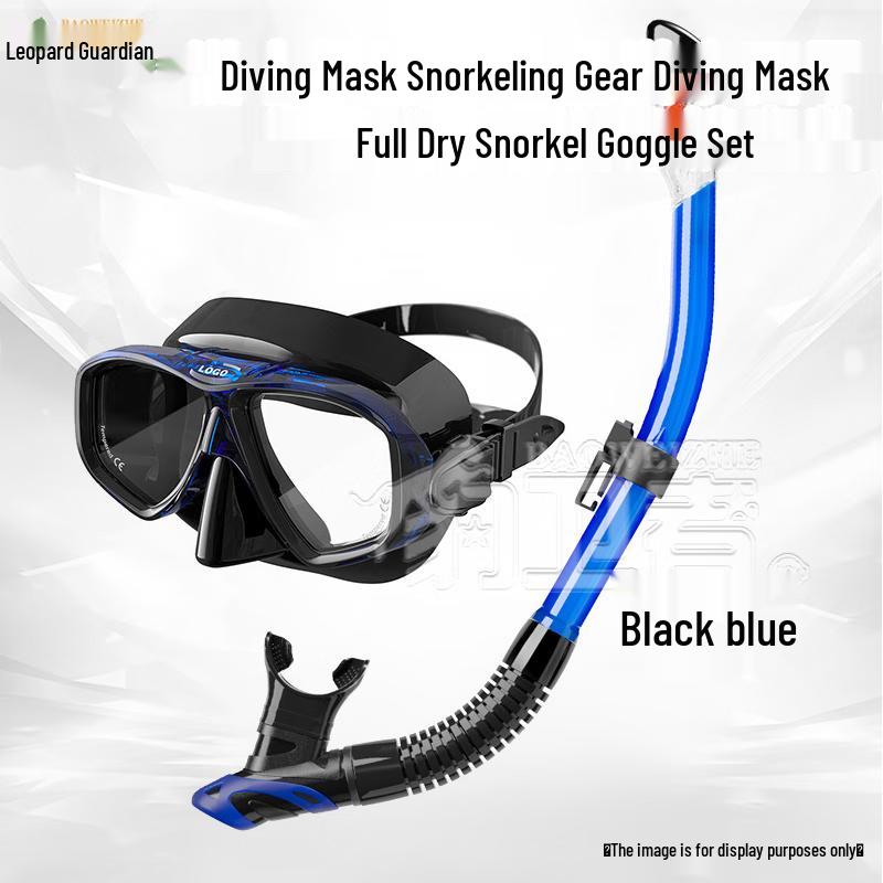 Leopard Guardian Snorkeling Mask & Full Dry Snorkel Set