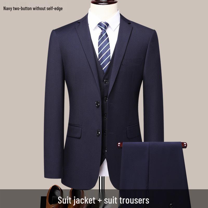 Men's Business Casual Formal Suit for Work, Interviews, Weddings, or Groomsman Attire