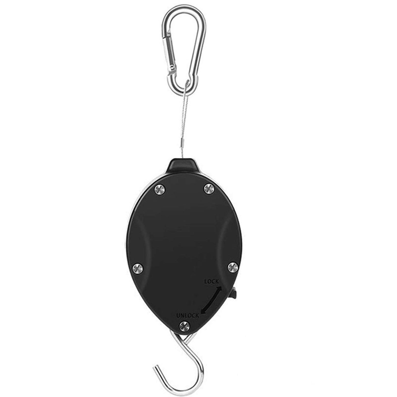 Растение-шкивы Для подвешивания растений Регулируемая высота Легкий доступ Нержавеющая сталь Крючки-подвесы для растений Подвесные горшки для растений Для чёрный