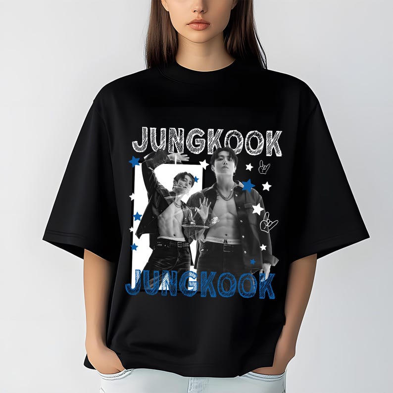 2026 Винтажная футболка Jungkook Seven, Толстовка Kpop Jungkook, Рождественская футболка Jungkook, Футболка Jungkook, Футболка Seven JK 4XL
