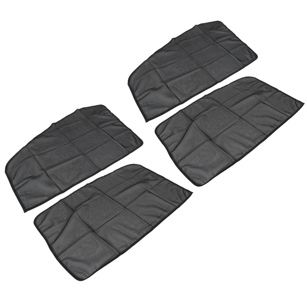 4 Pièces Pare-Soleil Magnétique Universel Protection UV Rideau de Fenêtre Latérale Avant Arrière de Voiture