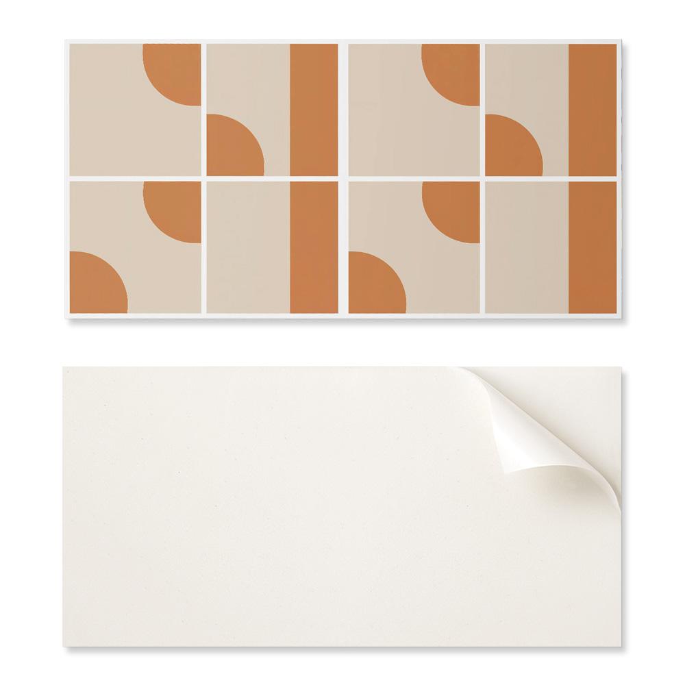 Winylowy Panel Z Grafiką Do Łazienki 100X50 Cm Abstrakcyjne Geometryczne Kształty