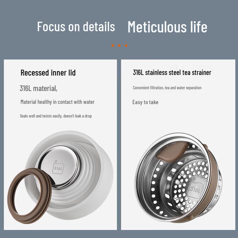SUPOR Ling Series 316L Stainless Steel Insulated Thermos