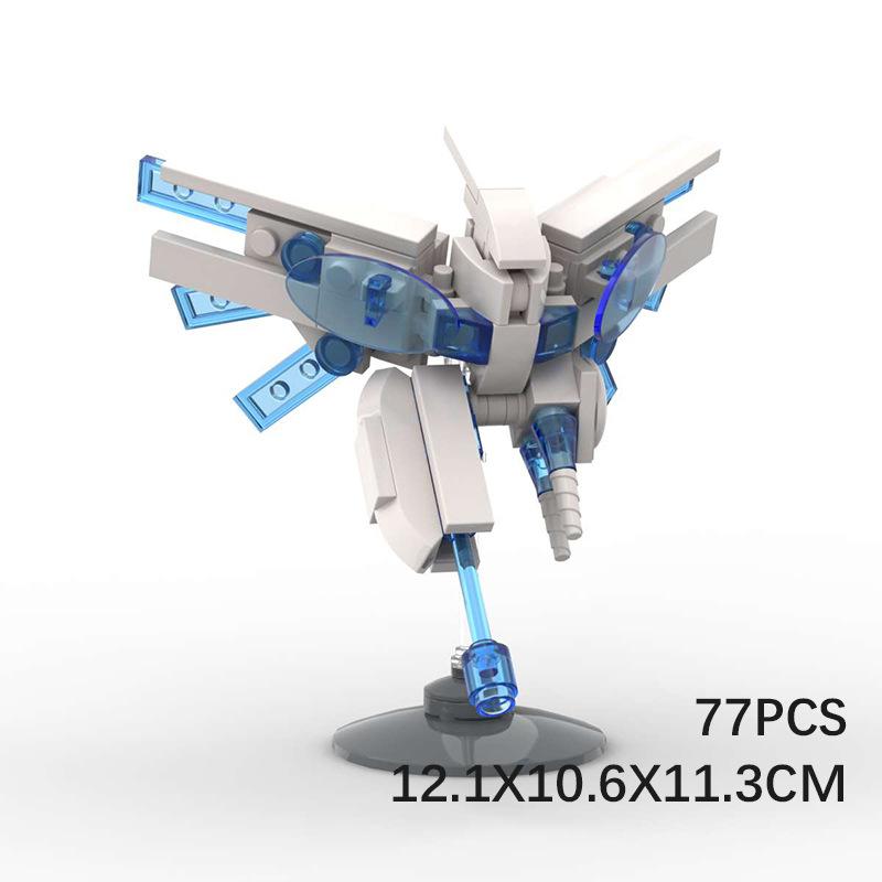 MOC Building Blocks Compatible with Small Mecha Exoskeleton Robots Puzzle Figurines Children Toy