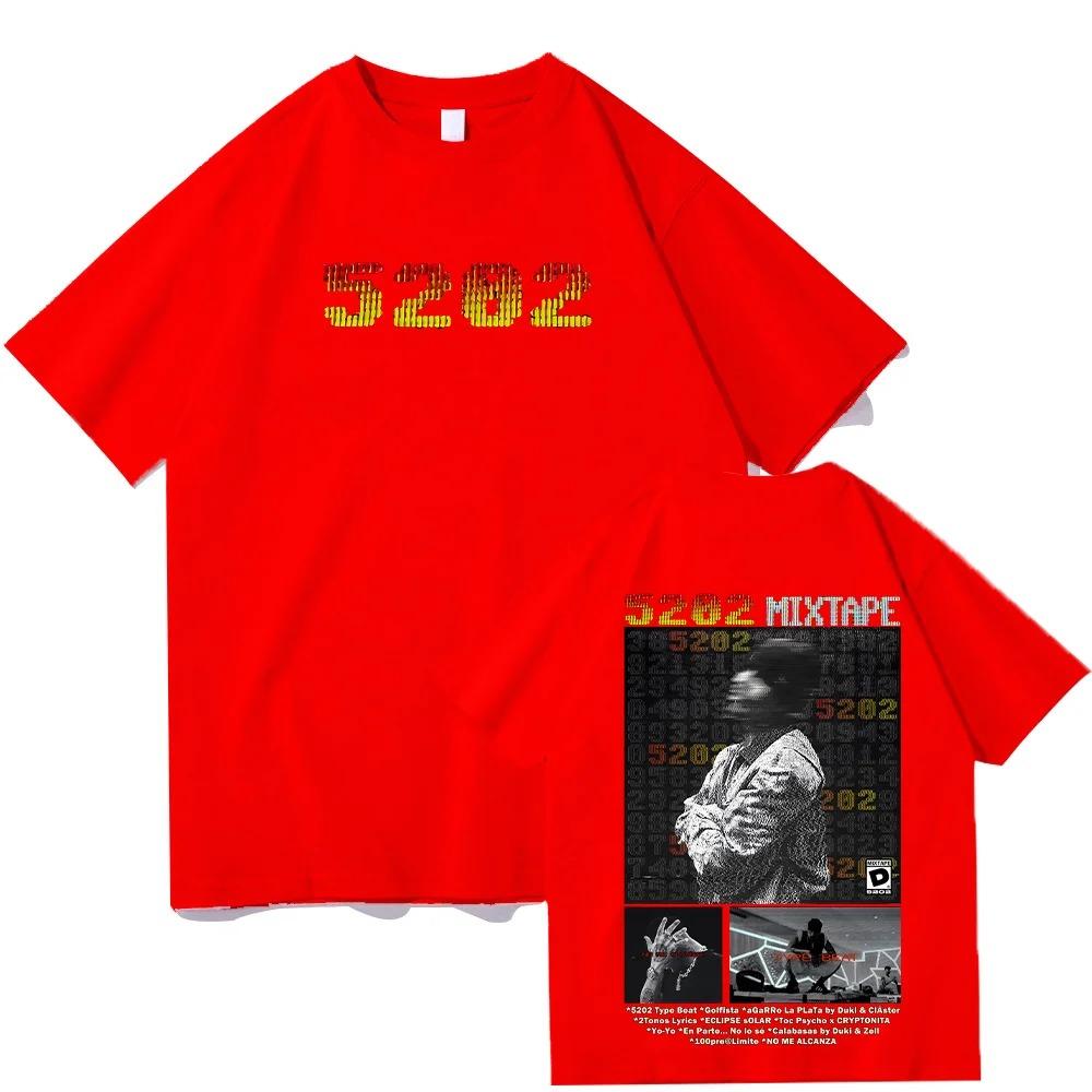 

Rapper Duki 5202 MIXTAPE T Shirt Summer Duki Merch Tee Casual Print Short Sleeve High Quality Women Men Loose Clothing XXXL