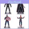 Figura de Ação Colecionável Premium Vingadores 4 Capitão América Articulada Com Suporte de Exibição