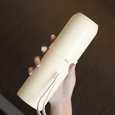 Vienkāršs pārnēsājams ceļojumu zobu sukas futrālis Zobu birstes un zobu pastas uzglabāšanas futrālis