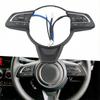 Interior Button Repair Steering Wheel Assembly Set with Separate Button Layout, Black ABS Housing, and Rear Lead Structure for Interior Trim Repair