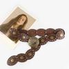 Personality Round Waist Strap Western Cowboy Trouser Dress Belts New Wide Belt  For Women
