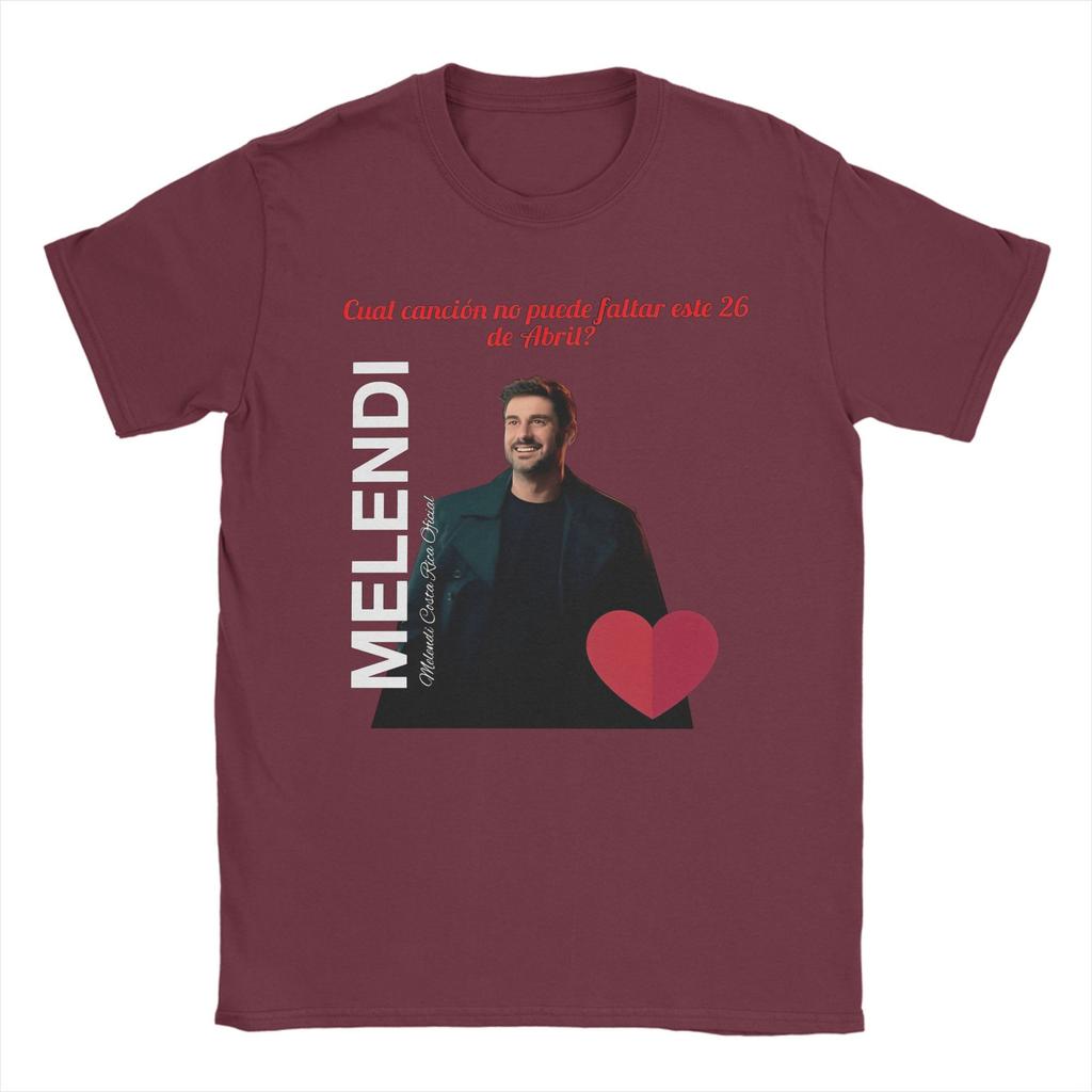 Men Rapper Melendi T-Shirts 2025 Album Tour Cotton Clothes Summer  T Shirt O-Neck Fashion Casual Tee Shirt Plus Size 5XL 6XL