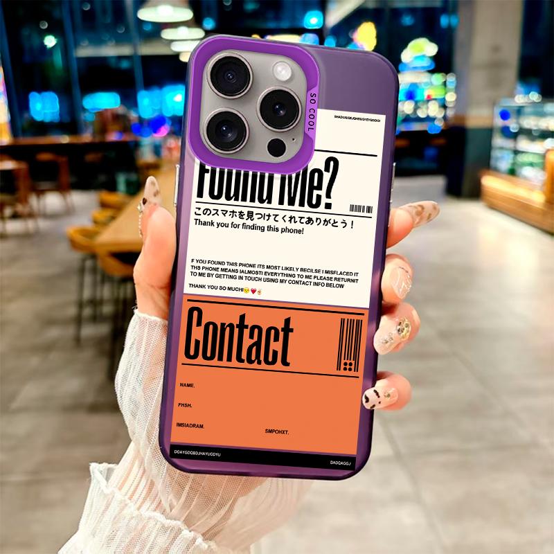 

Lost - Phone Notice Style Fashion Case for vivo Series.vivo Y93,vivo Y17,vivo Y20,vivo Y32,vivo S16,vivo S12,vivo Y01,vivo S10e,vivo Y38... vivo Y93 фиолетовый