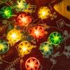 Festive LED Candy Pinwheel String Lights for Garden & Bedroom Decor