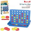 3D Children's Four-in-a-Row Chess Game – Parent-Child Interactive Table Toy