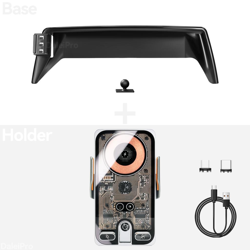 Voor BMW 5 Serie G30 2017-2020 BMW 6 Serie GT Auto Telefoonhouder Scherm Vast Klem Draadloze Oplader Op Maat Gemaakte Telefoon Scherm Basis