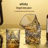 MDNG Striped Handmade Whiskey Glass