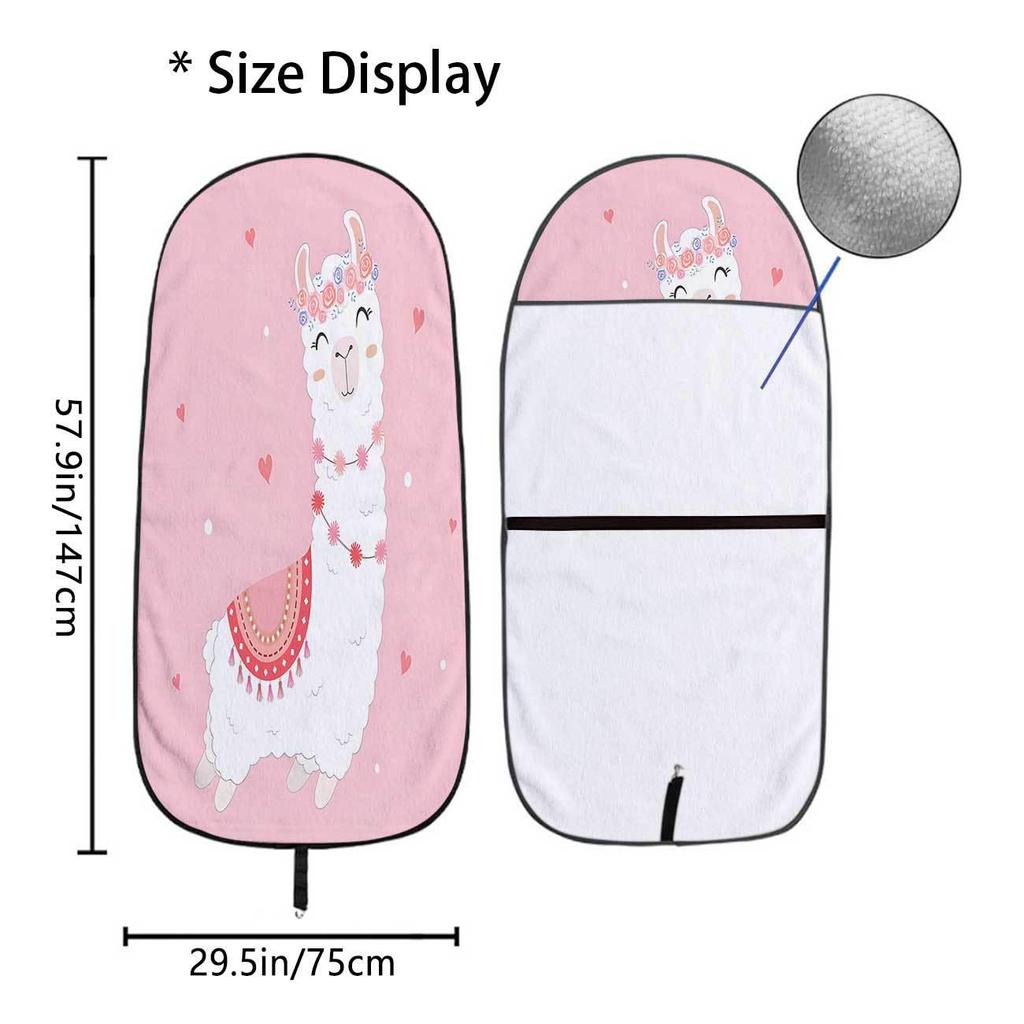 Universal All-Season Animal Front Seat Cover for Gym & Workout