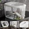 Eco-Friendly Turtle Breeding Tank with Climbing Platform and Drainage Lid