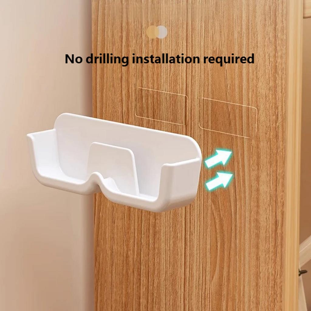 6PCS Plastic Wall Mounted Glasses Storage Case Easy Installation Eyewear Organizing Holder for Sunglasses Display