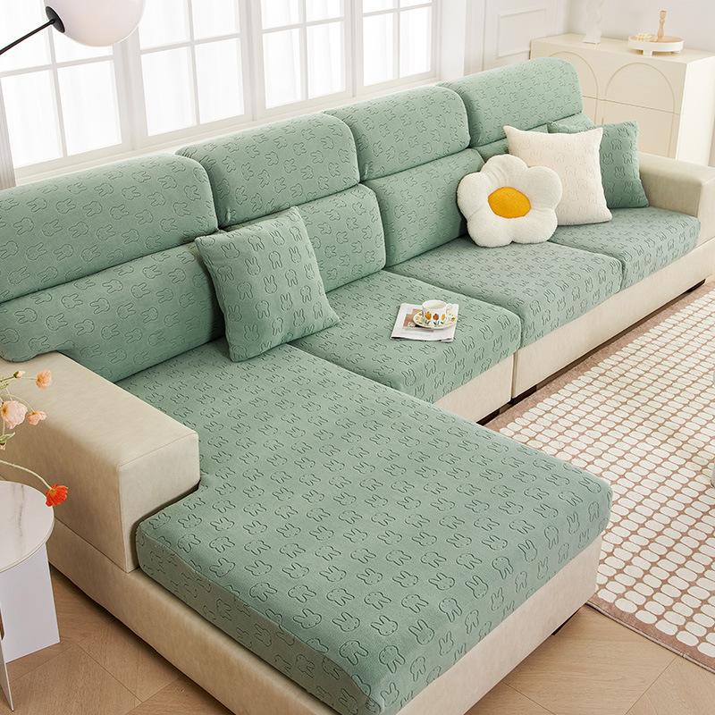

Чехол для дивана, простой универсальный нескользящий чехол для дивана, чехол для дивана, четыре сезона, универсальные шапки для дивана, защита от кошачьих царапин S