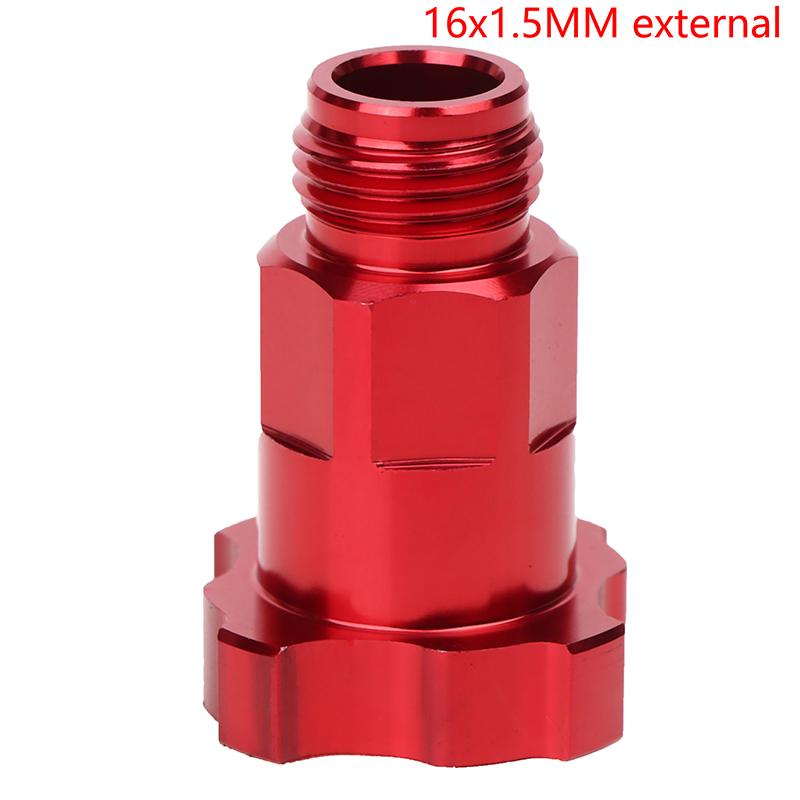 

Быстроразъемный адаптер для распылителя, красный адаптер для распылителя краски без очистки, одноразовый мерный стаканчик для распылителя 16x1.5MM external