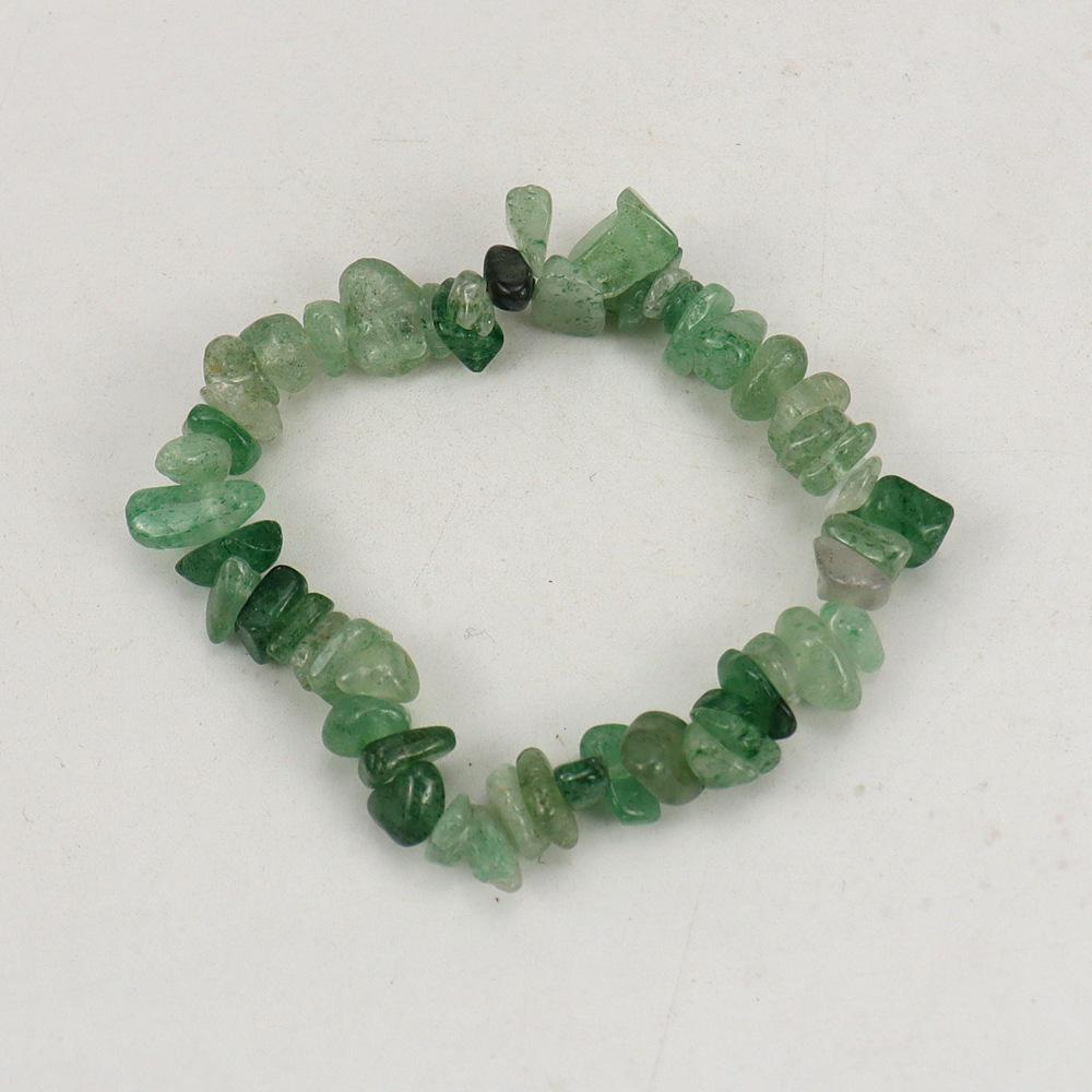 Handmade Beaded Natural Crystal Crushed Stone Bracelet B54