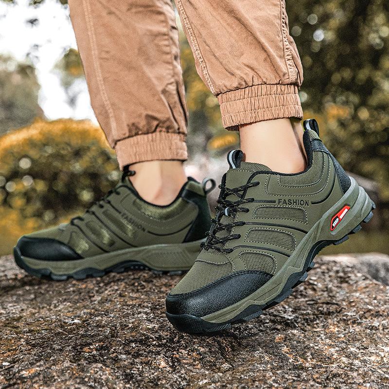 Sneakers men's spring new outdoor mountaineering casual breathable low-top sports travel men's shoes cycling shoes