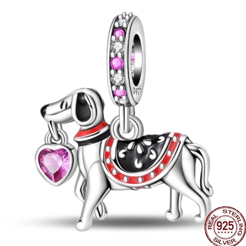 Original Copper Charm Beads Luminous Firefly Tarot Card Perfume Butterfly Bead For Women Diy Bracelet Charm Jewelry