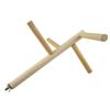 Bolt Mount Connection Bird Perch Stand Rotatable Assembly Wooden Bird Perch  Bird Cage