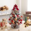 45/60cm Christmas Tree With LED Light Mini Desktop Tree Christmas Decoration New Year Gift Home Christmas Ornaments