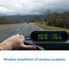 Wireless Solar TPMS Tire Pressure Monitoring System LCD Monitor Alarm with 6 External Sensors