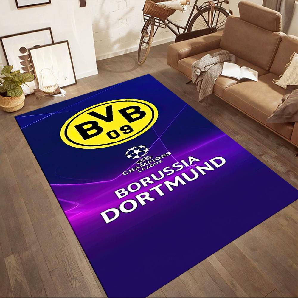 Borussia Dortmund Floor Mat Design For Living Rooms Kitchen Game Room Dining Room Antislip Rug Office Home Decor Birthdaychristmas Gift