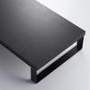 SANWA SUPPLY Monitor Stand with Outlet (W600, Black) MR-LC212BK