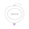 Heart Pearl Necklace Women Collarbone Chain Temperament Jewelry Wedding Gift