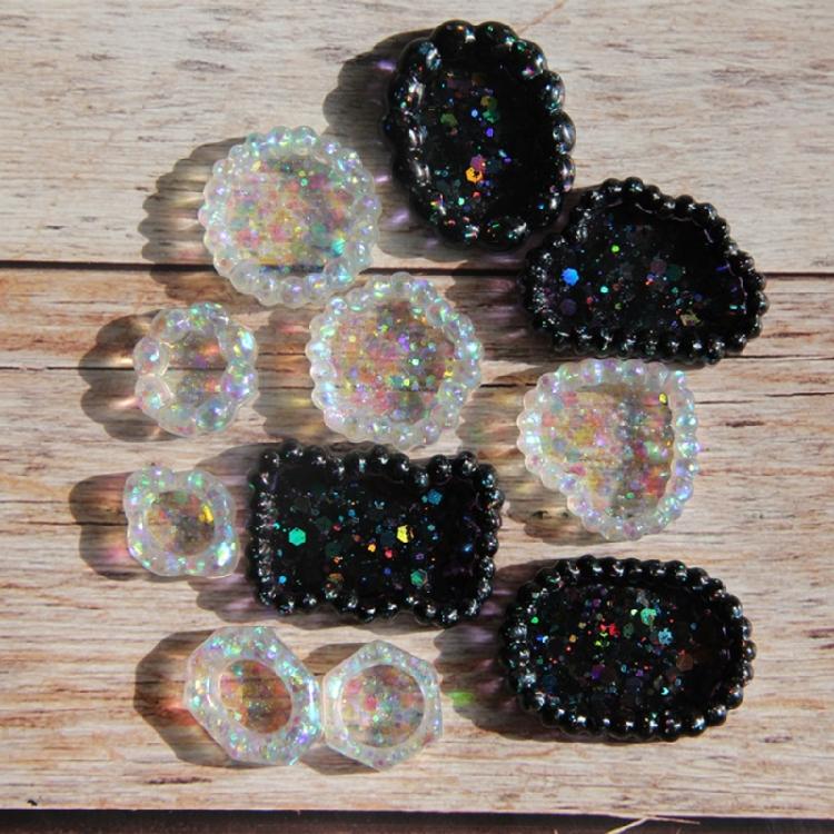 Silicone Craft Mold With Vintage Pearls Plate Pattern Multi Material Jewelry Making Tool For DIY Enthusiasts